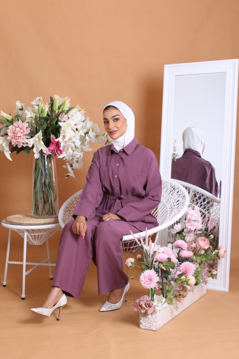 Belted Modest Purple