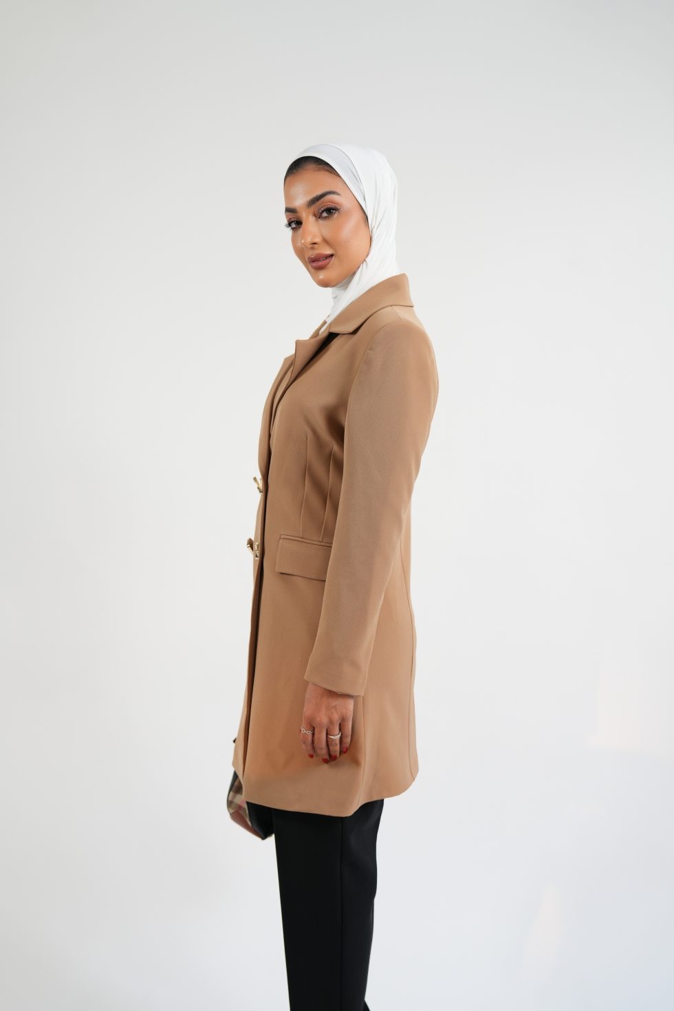 Formal Jacket - Beige - Image 2