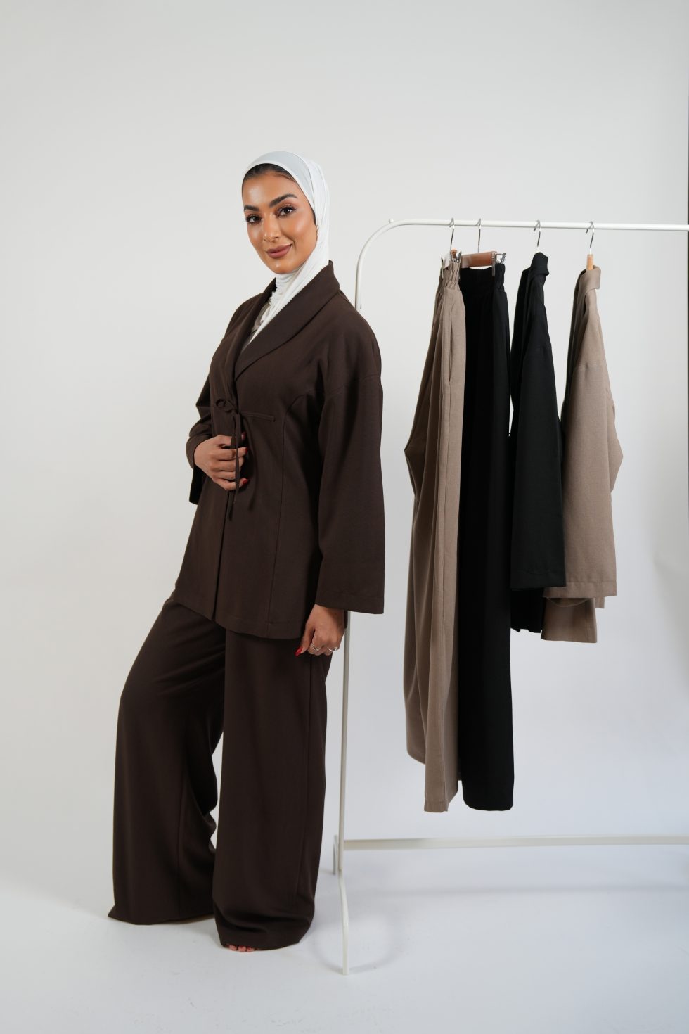 SUIT SET - BROWN